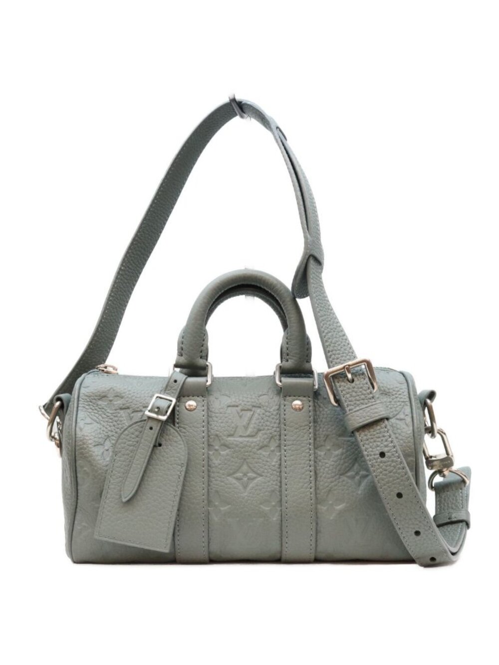 Louis Vuitton Taurillon Leather Misty Lakegreen Keepall Bandouliere 25 Boston